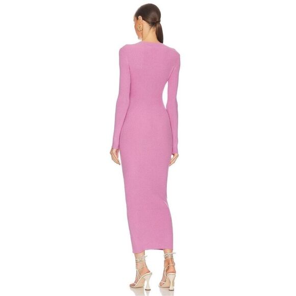 Favorite Daughter The On Again Dress Long Sleeve Maxi - Orchid - Picture 7 of 9